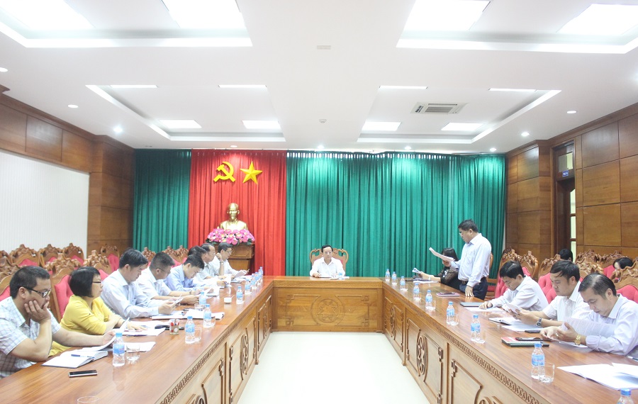 Đoàn giám sát HĐND tỉnh làm việc với UBND tỉnh về tình hình thực hiện đầu tư công