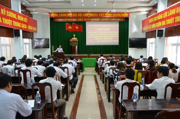 UBND thành phố Buôn Ma Thuột: Hội nghị đánh giá tình hình thực hiện công tác tháng 10 và triển khai nhiệm vụ trọng tâm tháng 11/2018