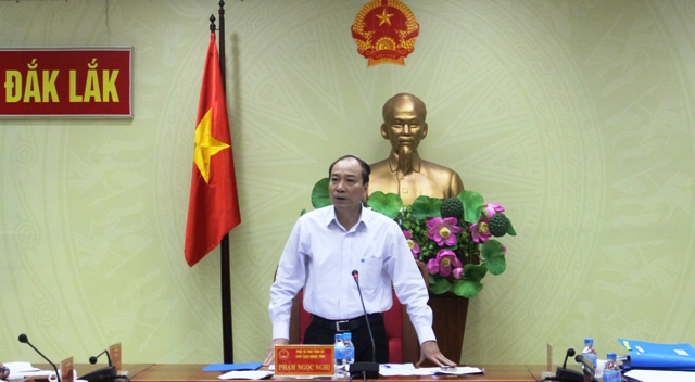 UBND tỉnh họp thông qua nội dung trình Kỳ họp thứ 7, HĐND tỉnh khóa IX