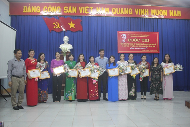 Chung kết Hội thi viết và thuyết trình về tấm gương điển hình trong học tập và làm theo tư tưởng, đạo đức, phong cách Hồ Chí Minh