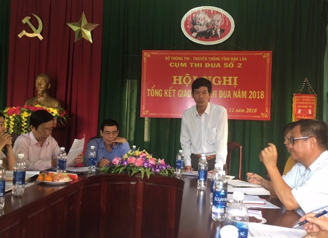 Huyện Lắk: Cụm thi đua số 2 Đài Truyền thanh – Truyền hình huyện tổng kết công tác thi đua năm 2018