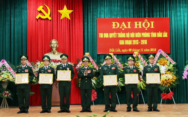 Đại hội Thi đua quyết thắng Bộ đội Biên phòng tỉnh Đắk Lắk giai đoạn 2013-2018