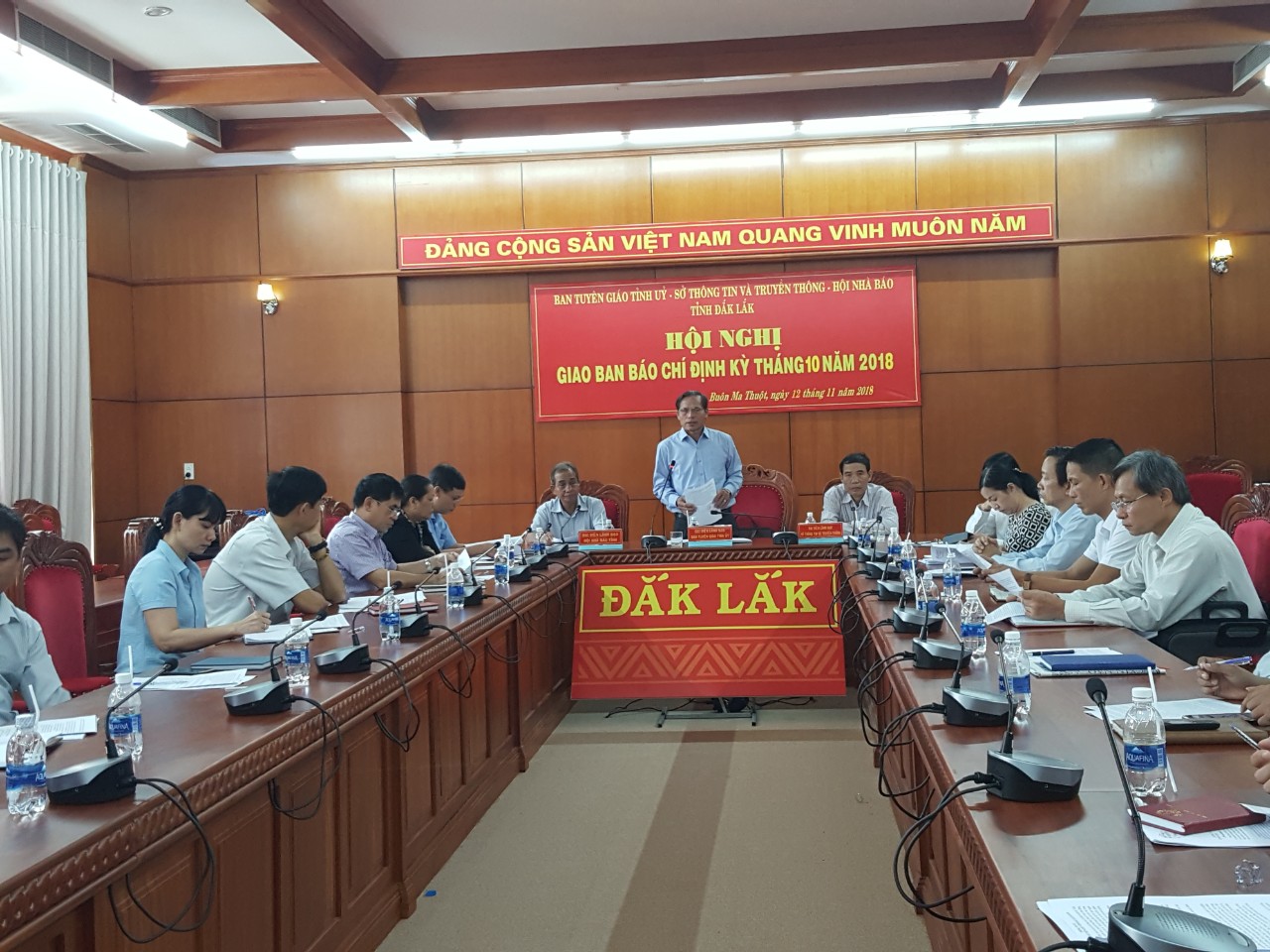 Hội nghị giao ban báo chí định kỳ, đánh giá hoạt động báo chí trong tháng 10/2018