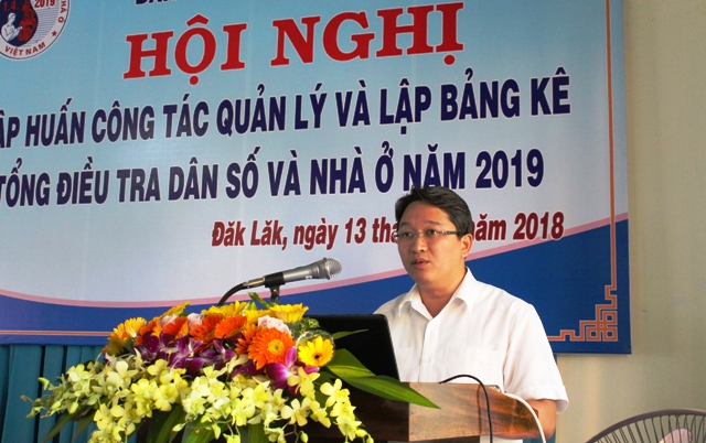 Tập huấn công tác quản lý và lập bảng kê Tổng điều tra dân số và nhà ở năm 2019