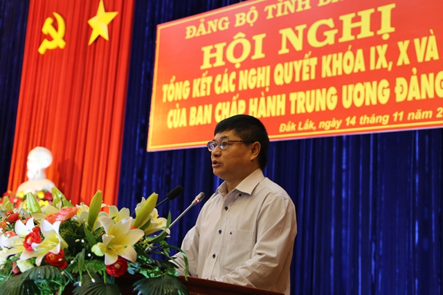 Hội nghị tổng kết các nghị quyết khóa IX, X, XI của Ban Chấp hành Trung ương Đảng