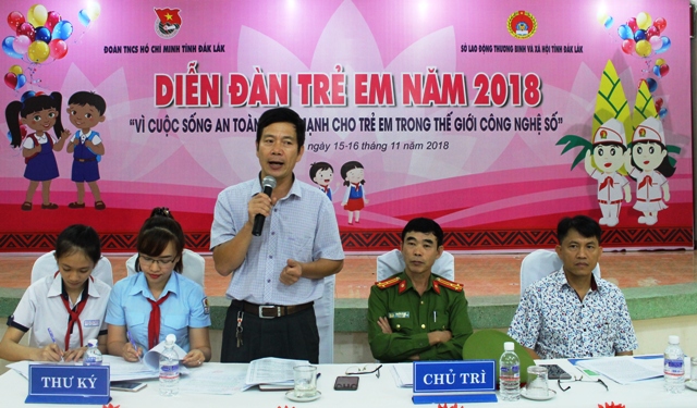 Diễn đàn trẻ em năm 2018 “Vì cuộc sống an toàn, lành mạnh cho trẻ em trong thế giới công nghệ số”