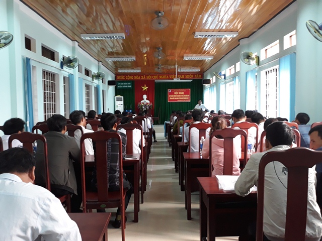 Hội nghị tập huấn công tác quản lý và lập bảng kê Tổng điều tra Dân số nhà ở năm 2019.