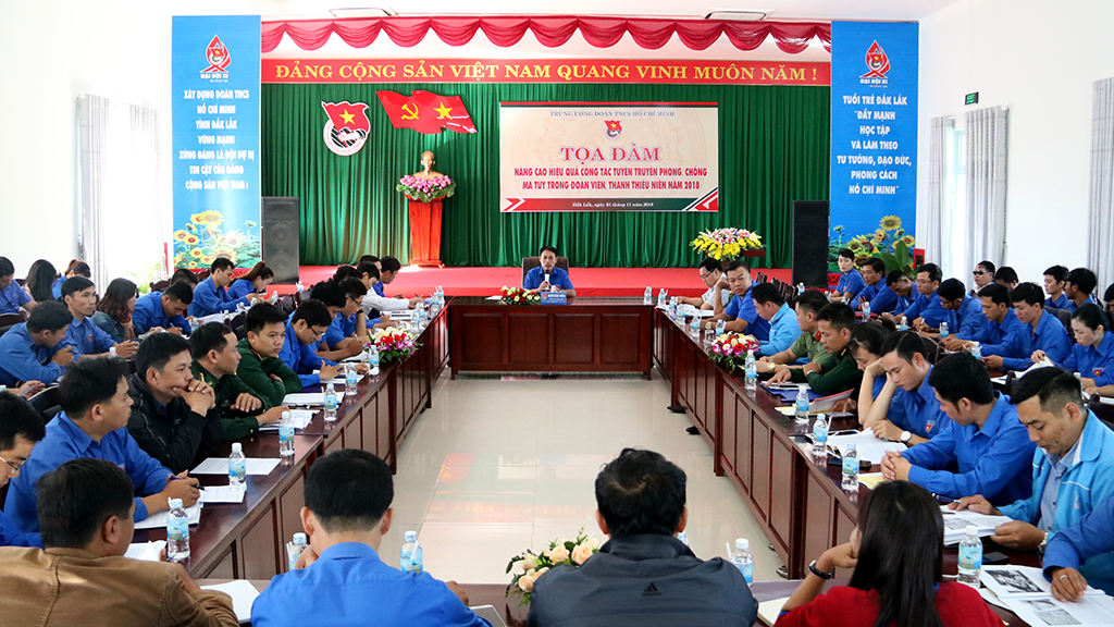 Tọa đàm nâng cao hiệu quả công tác tuyên truyền phòng chống ma túy trong đoàn viên, thanh thiếu niên