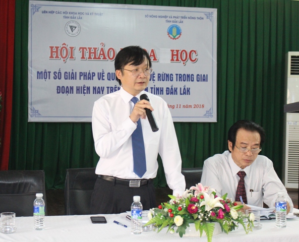 Hội thảo khoa học một số giải pháp về quản lý bảo vệ rừng giai đoạn hiện nay