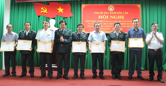 Hội nghị phổ biến, triển khai Luật Tố cáo năm 2018 và gặp mặt kỷ niệm 73 năm ngày truyền thống của ngành Thanh tra