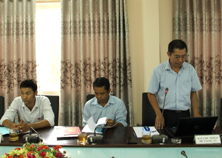 Ths. Phùng Quang Vinh – Chủ nhiệm đề tài, báo cáo thuyết minh đề tài