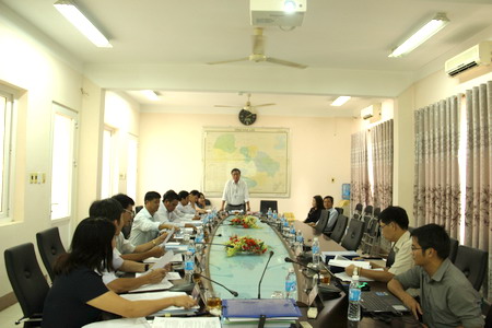 TS. Đinh Khắc Tuấn – Giám đốc Sở KH&CN đại diện cơ quan quản lý phát biểu ý kiến 