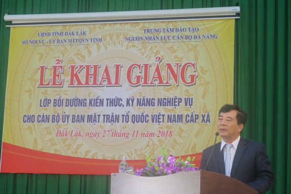Bồi dưỡng kiến thức, kỹ năng nghiệp vụ công tác Mặt trận cho cán bộ cấp xã trên địa bàn tỉnh Đắk Lắk