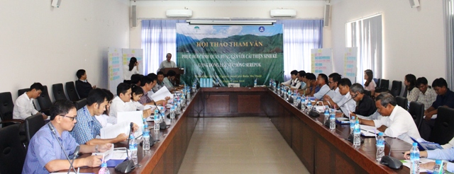 The Consultation Workshop on Forest Landscape Restoration along with community livelihood improvement of Serepok River valley
