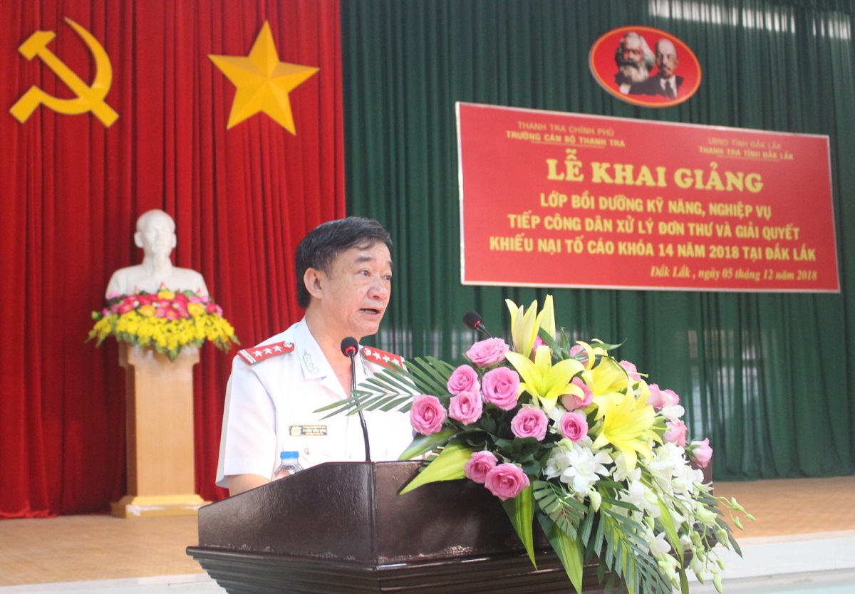 Khai giảng Lớp bồi dưỡng kỹ năng, nghiệp vụ tiếp công dân, xử lý đơn thư và giải quyết khiếu nại, tố cáo