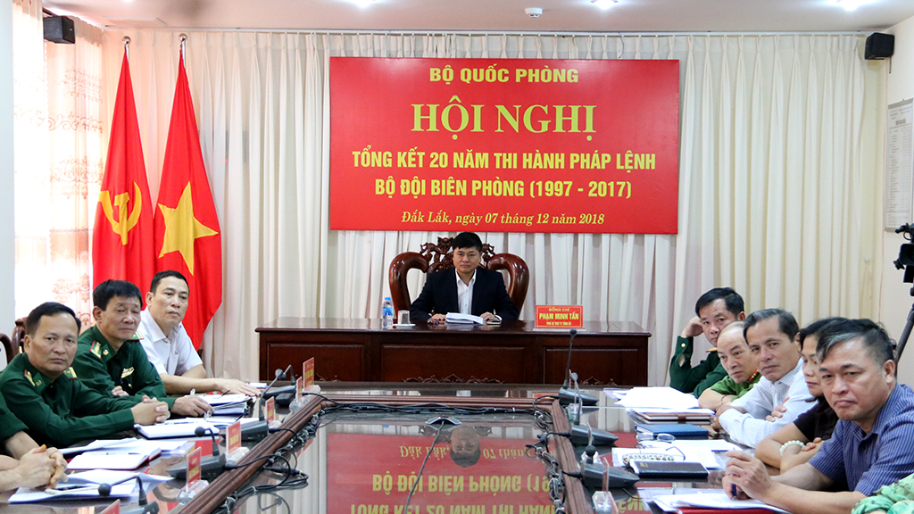 Tổng kết 20 năm thi hành Pháp lệnh Bộ đội Biên phòng