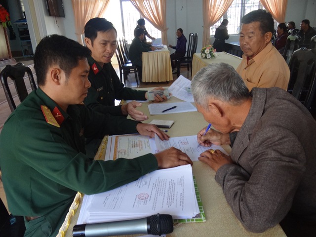 Ban Chỉ huy Quân sự huyện Cư M’gar: Chi trả 695,2 triệu đồng cho 245 đối tượng chính sách