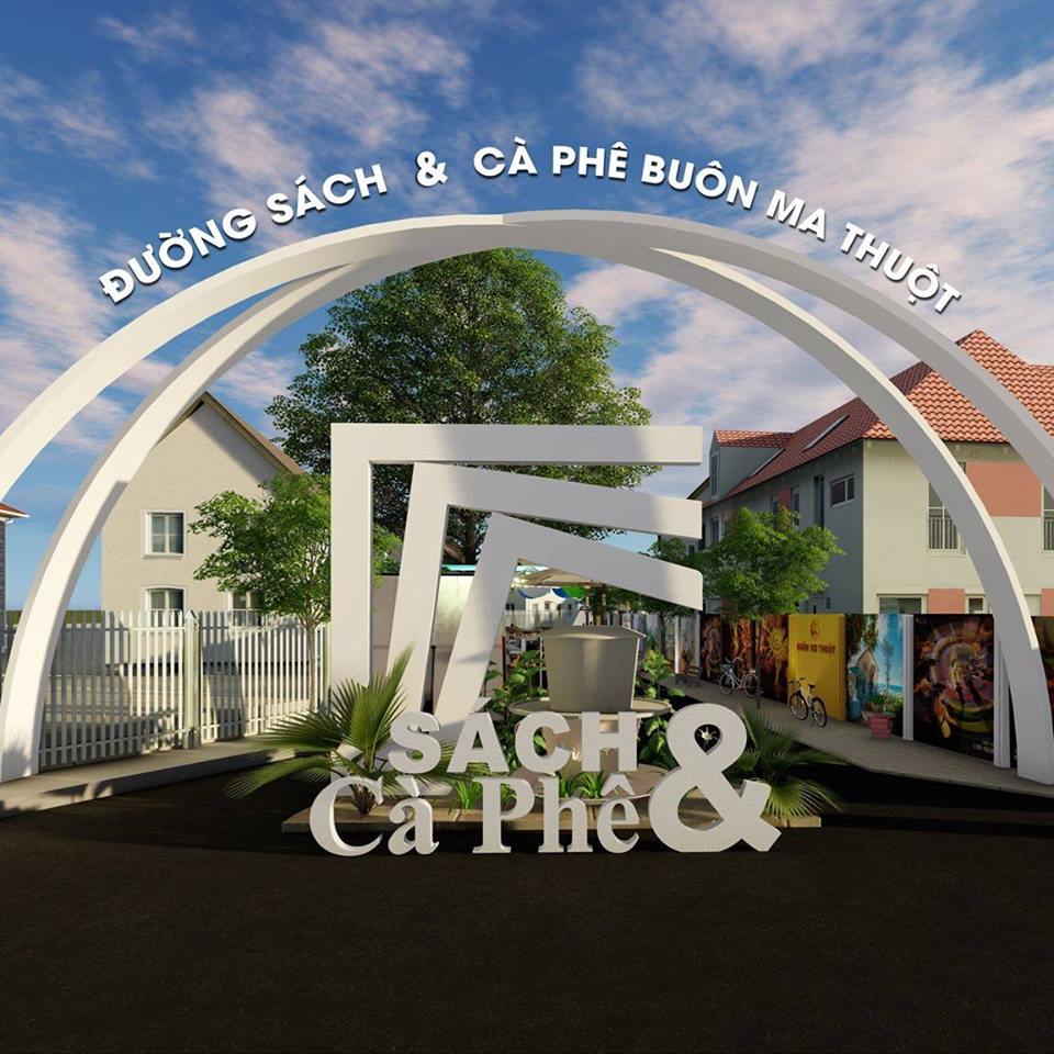 Đường sách cà phê tại Buôn Ma Thuột sẽ ra mắt vào ngày 9/3/2019