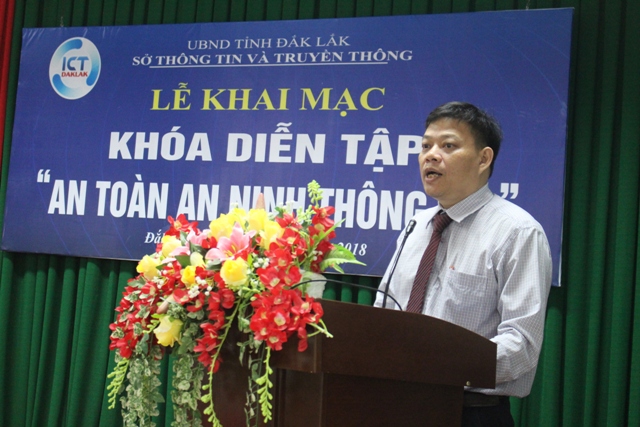 Sở Thông tin và Truyền thông diễn tập “An toàn an ninh thông tin”