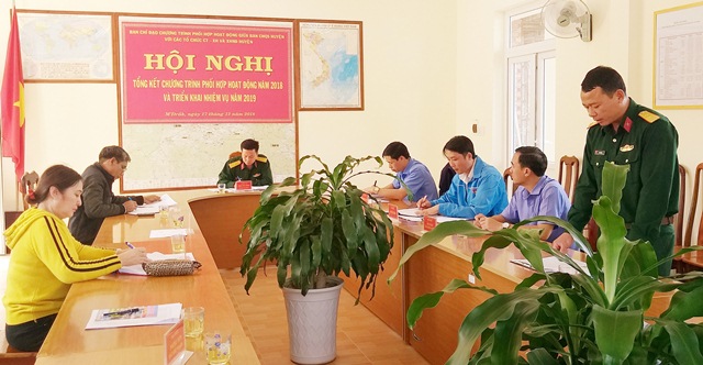 Ban Chỉ huy quân sự  huyện M’Đrắk: Phối hợp vận động hàng trăm triệu đồng thực hiện công tác dân vận