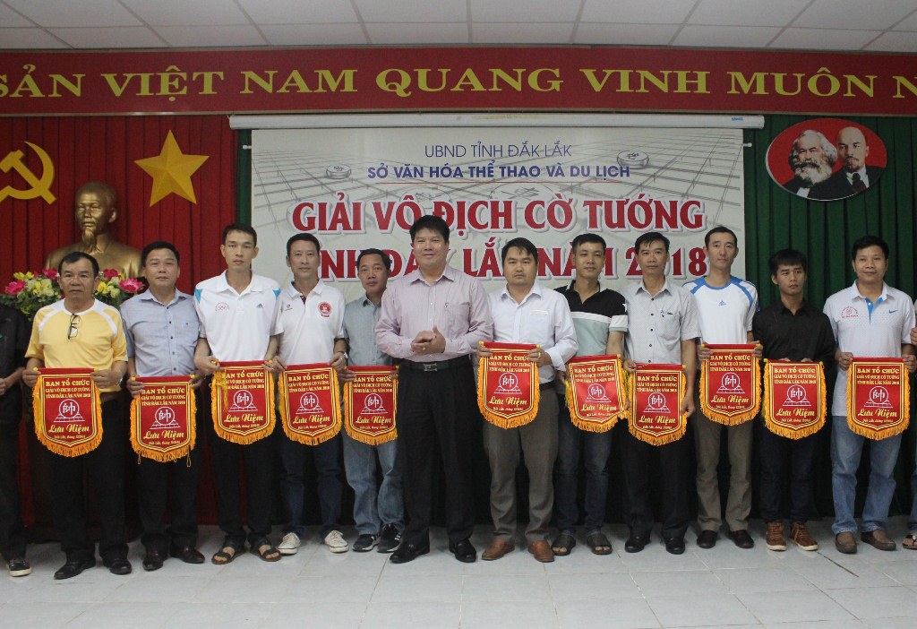 Khai mạc Giải vô địch Cờ tướng tỉnh Đắk Lắk năm 2018