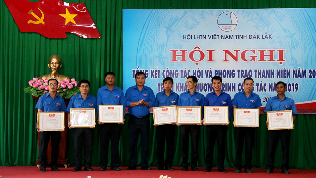 Hội Liên hiệp thanh niên Việt Nam tỉnh tổng kết công tác Hội và phong trào thanh niên năm 2018
