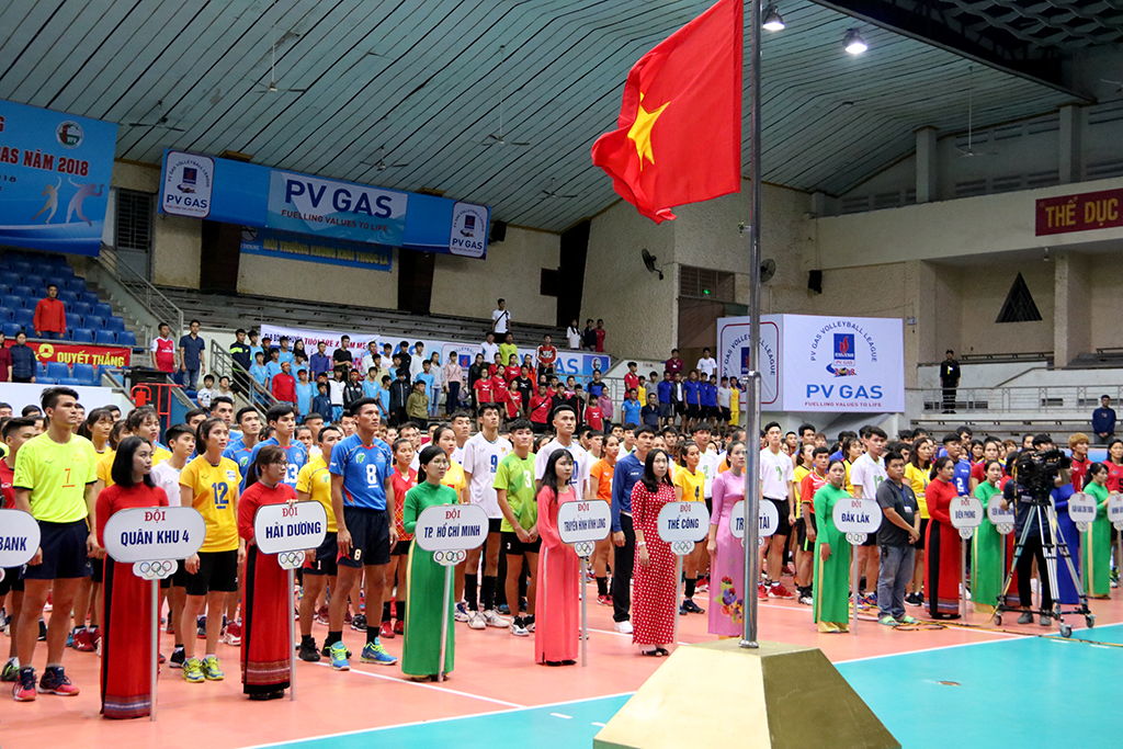 Khai mạc Vòng chung kết và xếp hạng Giải bóng chuyền Vô địch quốc gia 2018