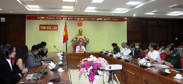 UBND tỉnh họp góp ý vào kịch bản khai mạc Lễ hội Cà phê Buôn Ma Thuột lần thứ 7 năm 2019