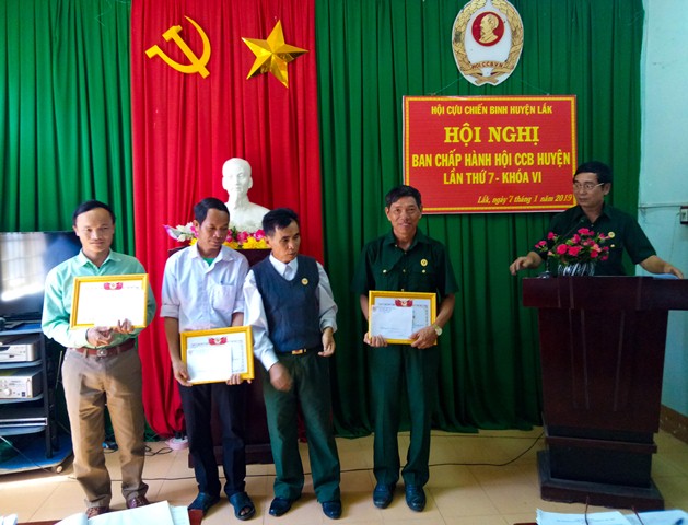 Hội nghị Ban Chấp hành Hội Cựu chiến binh huyện Lắk lần thứ 7, khóa VI năm 2019