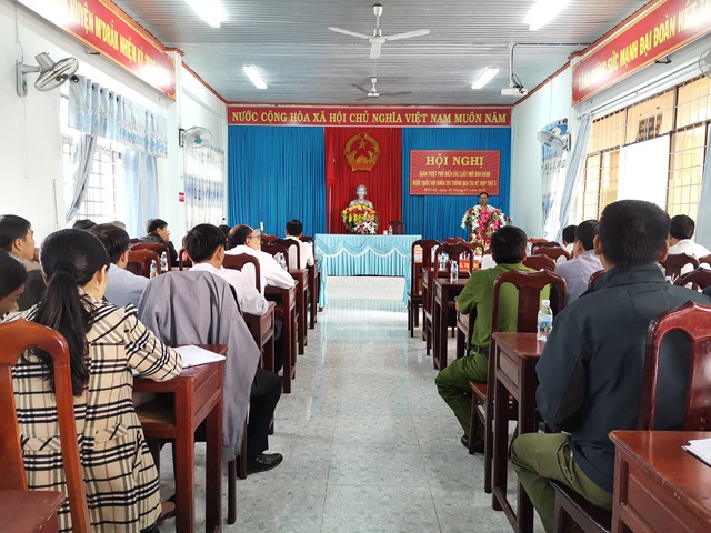 Huyện M’Đrắk: Quán triệt phổ biến các Luật mới ban hành được Quốc hội khóa XIV thông qua tại Kỳ họp thứ 5