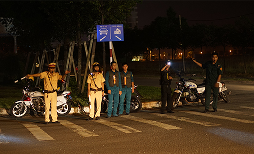 Công an tỉnh ra quân kiểm soát tình hình an ninh, trật tự Tết Nguyên đán Kỷ Hợi năm 2019