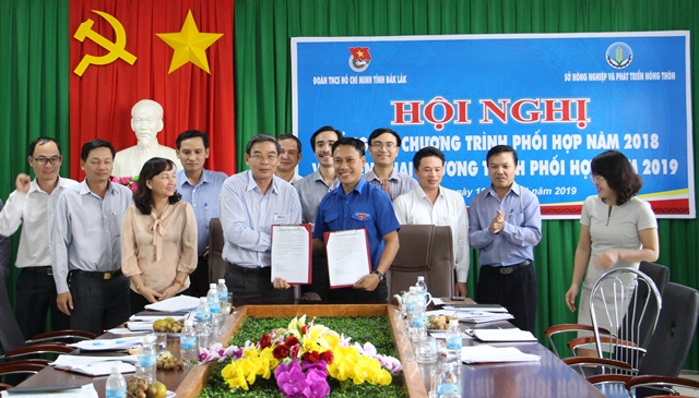 Hội nghị tổng kết chương trình phối hợp giữa Tỉnh đoàn và Sở Nông nghiệp và Phát triển nông thôn năm 2018