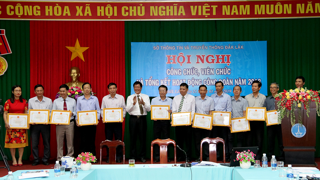 Sở Thông tin và Truyền thông: Hội nghị công chức, viên chức và tổng kết hoạt động Công đoàn năm 2018