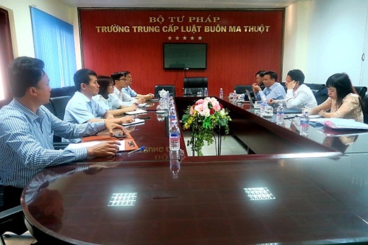 Triển khai công tác thành lập Phân hiệu Trường Đại học Luật Hà Nội tại Đắk Lắk