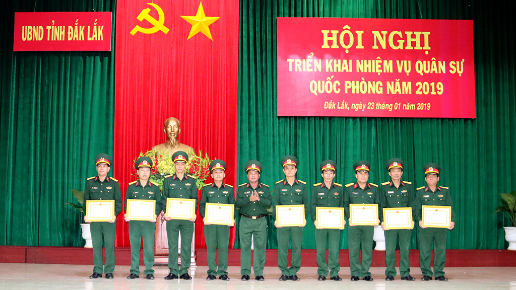 Hội nghị triển khai nhiệm vụ quân sự quốc phòng năm 2019