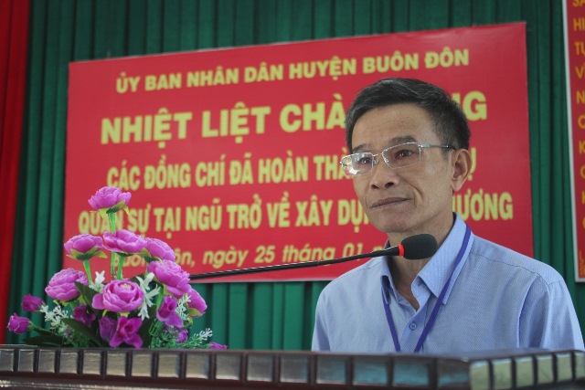 Huyện Buôn Đôn: Đón 116 quân nhân xuất ngũ hoàn thành nghĩa vụ quân sự trở về địa phương