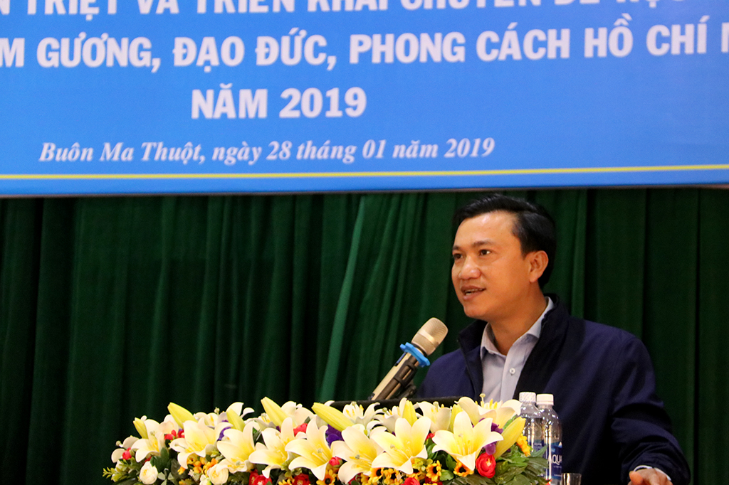 Đoàn khối các cơ quan triển khai chuyên đề học tập và làm theo tấm gương, đạo đức, phong cách Hồ Chí Minh năm 2019