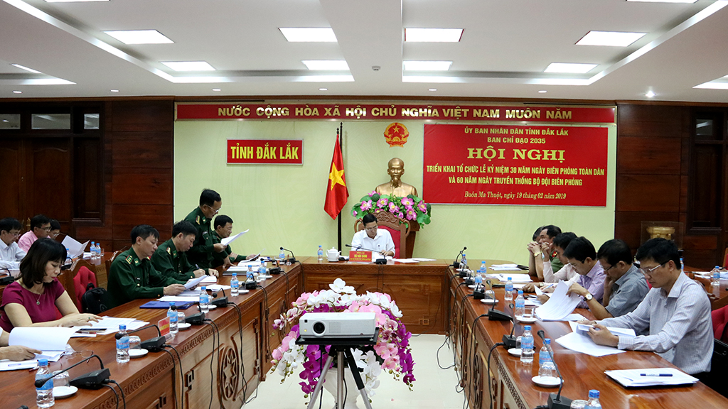 Triển khai tổ chức Lễ kỷ niệm 30 năm Ngày Biên phòng toàn dân và 60 năm Ngày truyền thống Bộ đội Biên phòng