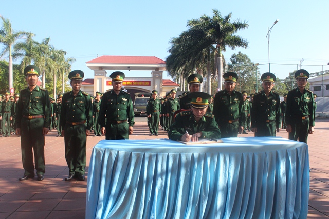 Bộ Chỉ huy Bộ đội Biên phòng tỉnh Đắk Lắk tổ chức lễ ra quân huấn luyện năm 2019