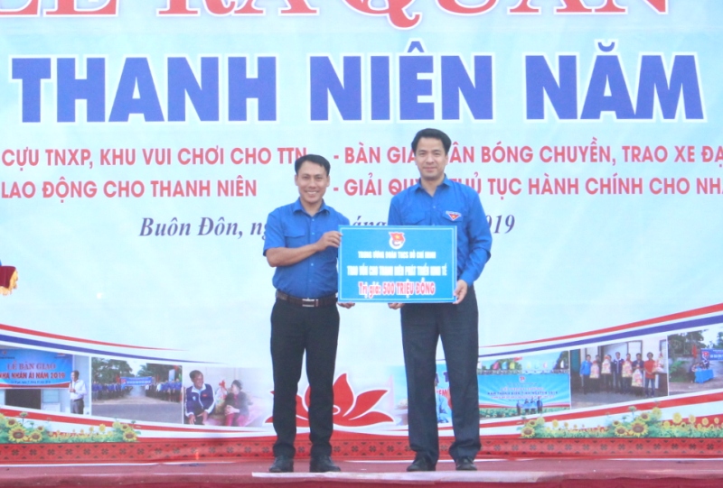 Ra quân Tháng Thanh niên tỉnh Đắk Lắk năm 2019