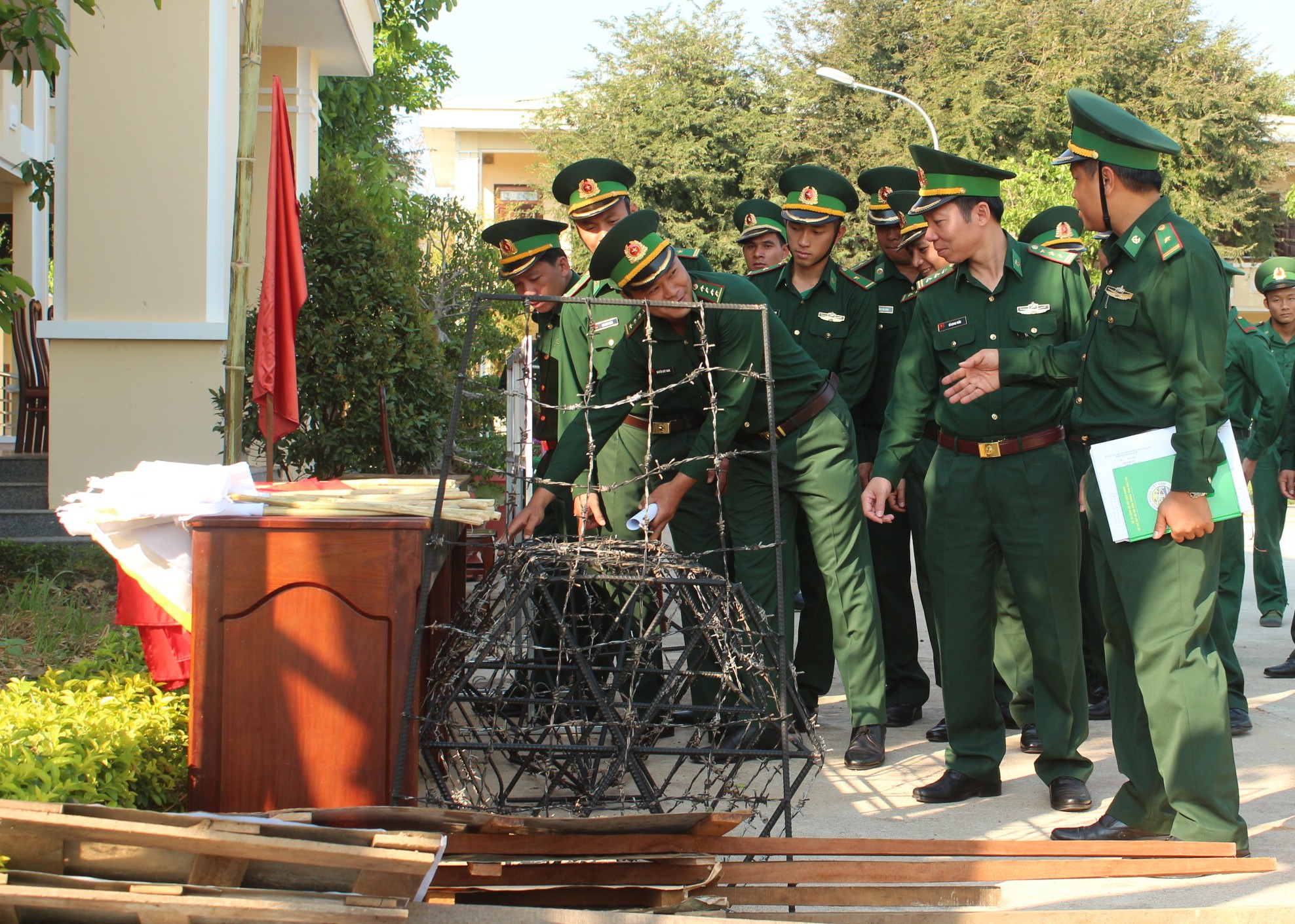 Đồn Biên phòng Cửa khẩu Đắk Ruê ra quân huấn luyện
