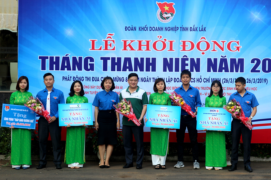 Đoàn khối Doanh nghiệp tỉnh Đắk Lắk khởi động Tháng Thanh niên năm 2019