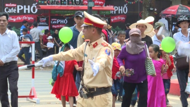 Đảm bảo trật tự an toàn giao thông trong Lễ hội cà phê