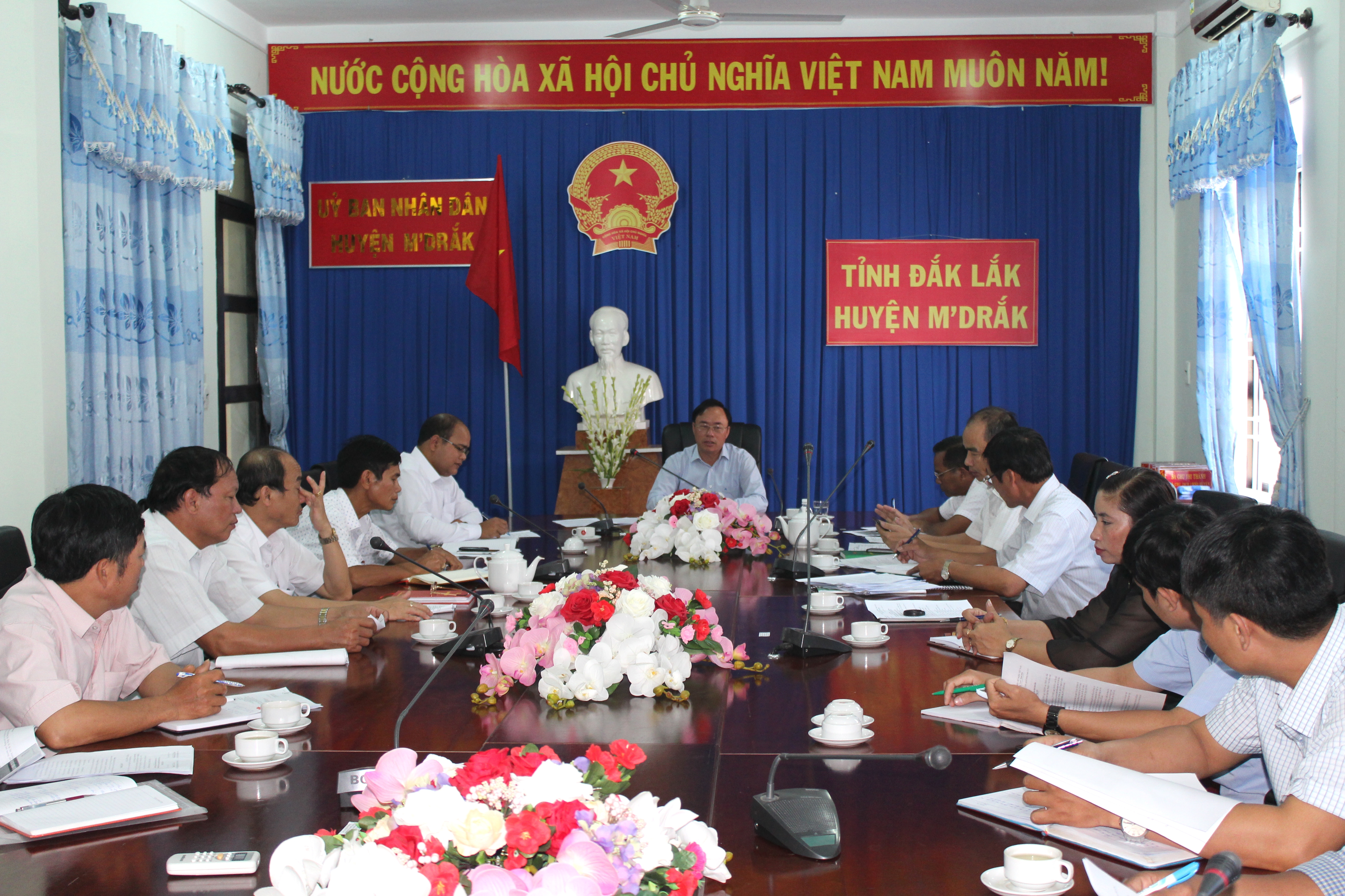 UBND huyện M’Đrắk: Họp Ban Chỉ đạo Ngày chạy Olympic vì sức khỏe toàn dân năm 2019