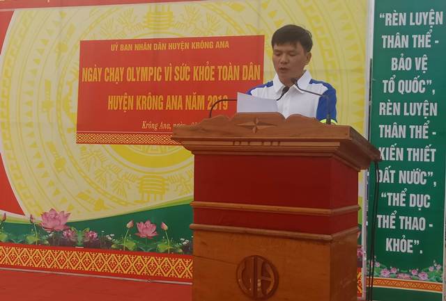 Ngày chạy Olympic vì sức khỏe toàn dân huyện Krông Ana năm 2019