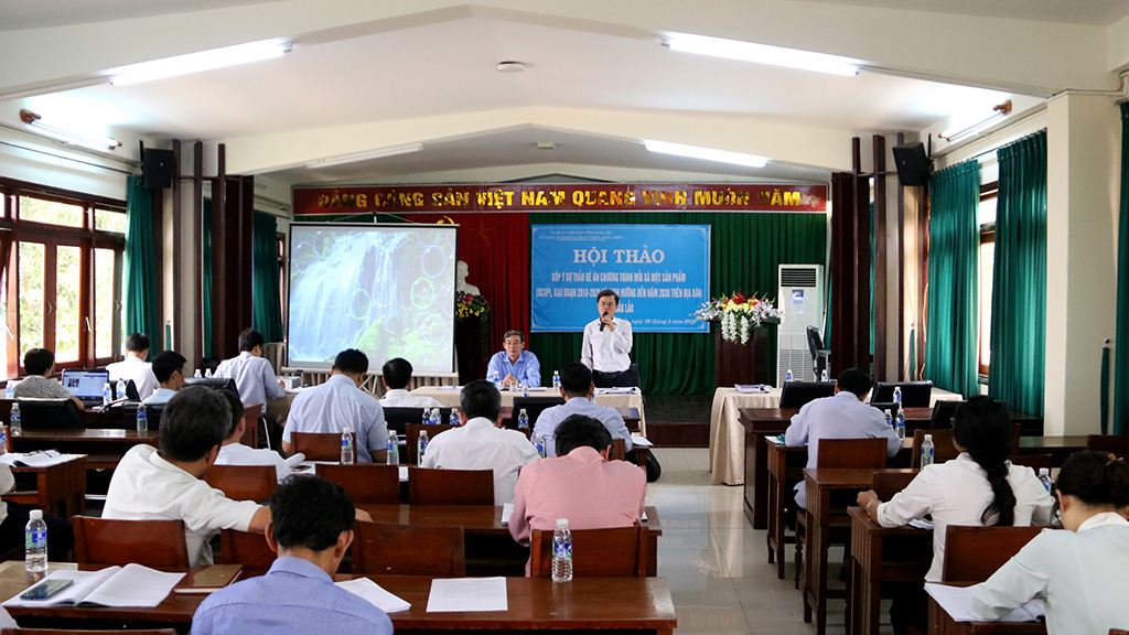 Góp ý Đề án Chương trình mỗi xã một sản phẩm, giai đoạn 2018 – 2020 trên địa bàn tỉnh Đắk Lắk