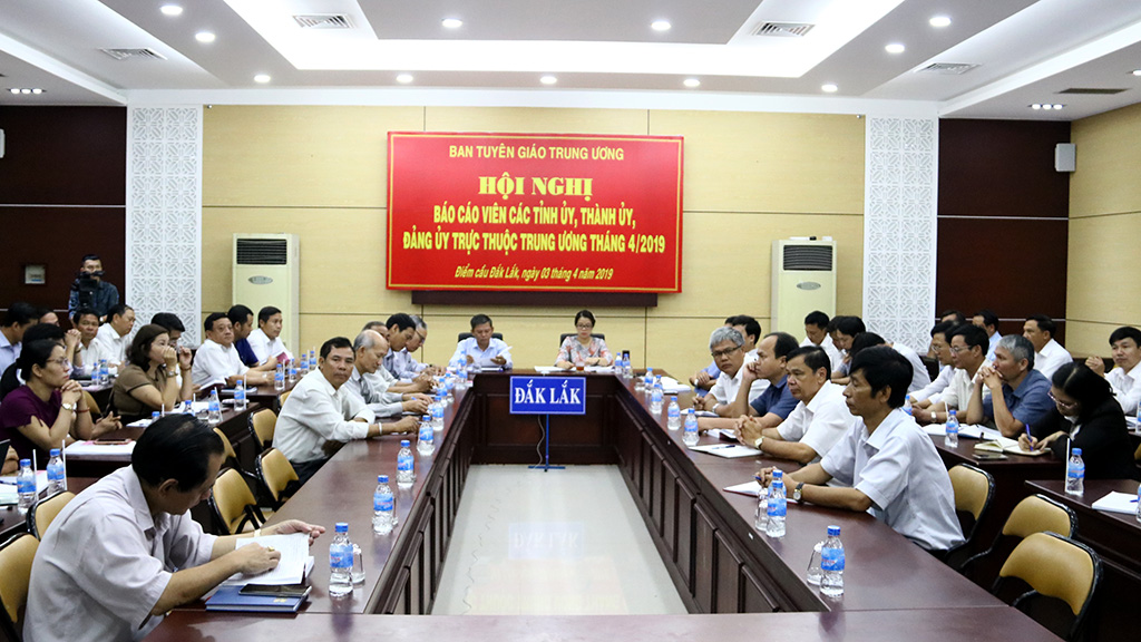 Ban Tuyên giáo Trung ương tổ chức hội nghị Báo cáo viên trực tuyến tháng 4/2019