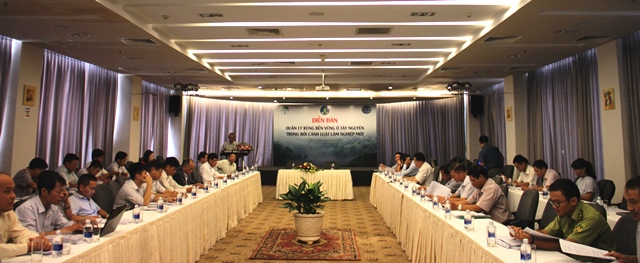 Forum for sustainable forest management in the Central Highlands in the context of new forestry law enforcement