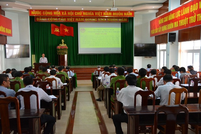 Thành phố Buôn Ma Thuột triển khai công tác đảm bảo trật tự an toàn giao thông, quản lý đô thị và xây dựng, đất đai trên địa bàn Quý II năm 2019