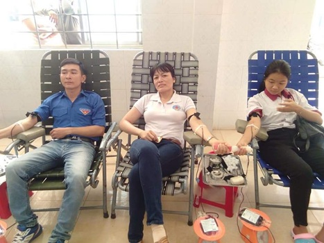 Hơn 500 đoàn viên, thanh niên huyện Cư Kuin tham gia hiến máu tình nguyện